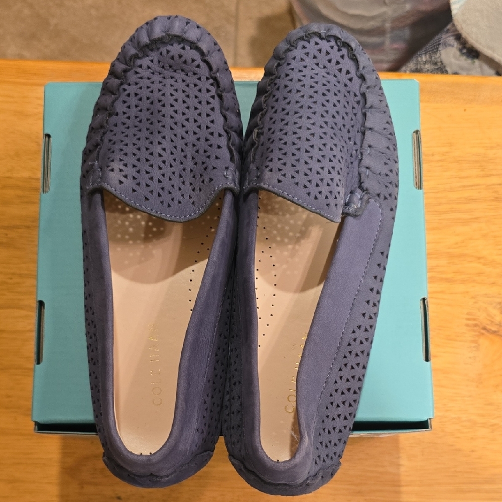 Women's Navy Loafers